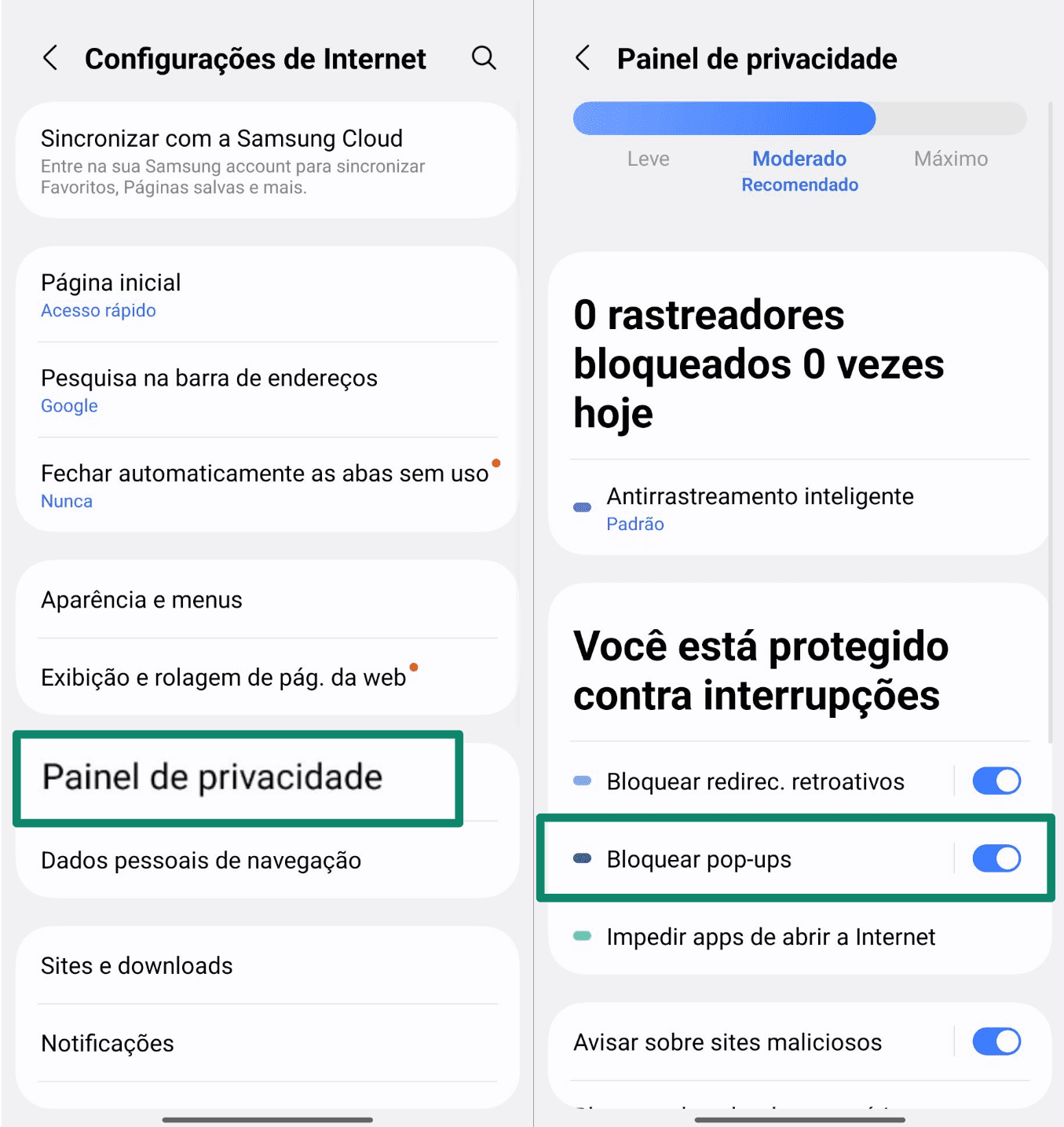 Tap Block Pop Ups Pt