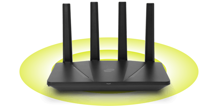 Recommended VPN routers: ExpressVPN Aircove AX1800 with green highlight