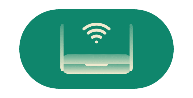 Wi-Fi Link Eksklusiv for Aircove Go. Koble til internett via et annet Wi-Fi-nettverk, helt uten kabel.