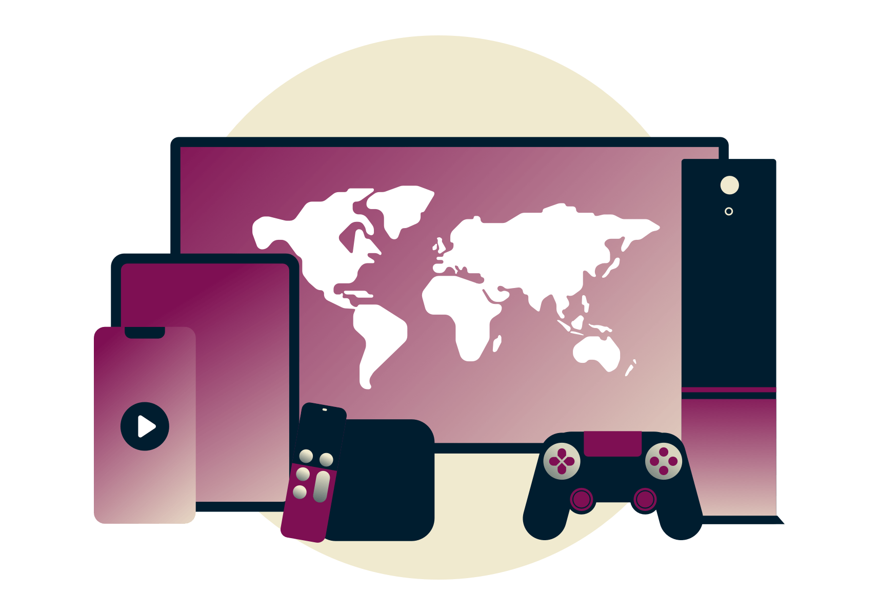 VS Netflix op een computerscherm.