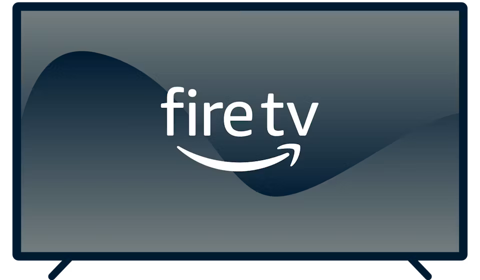 Logo Amazon Fire TV na telewizorze