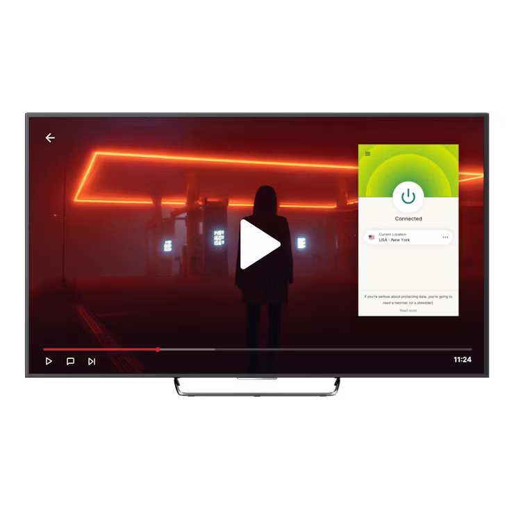 VPN ile Netflix kullanıcı arayüzü.