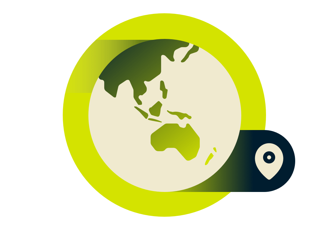 Australien Karte Standort.