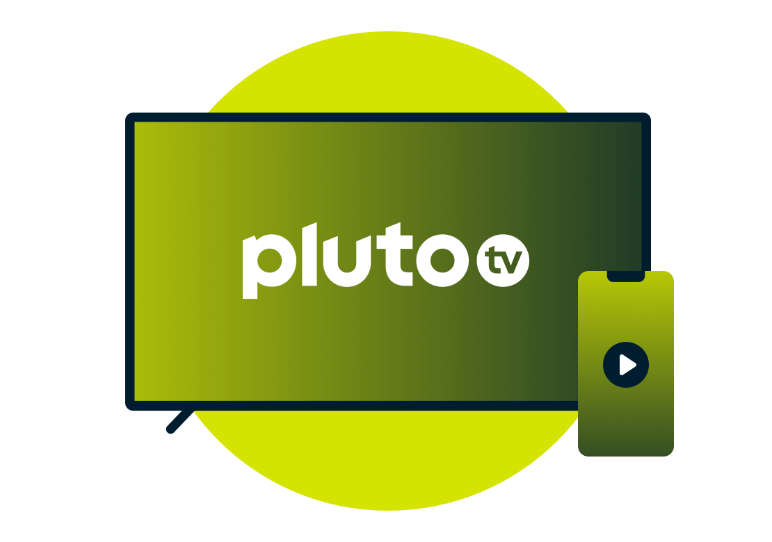 logo pluto tv z vpn
