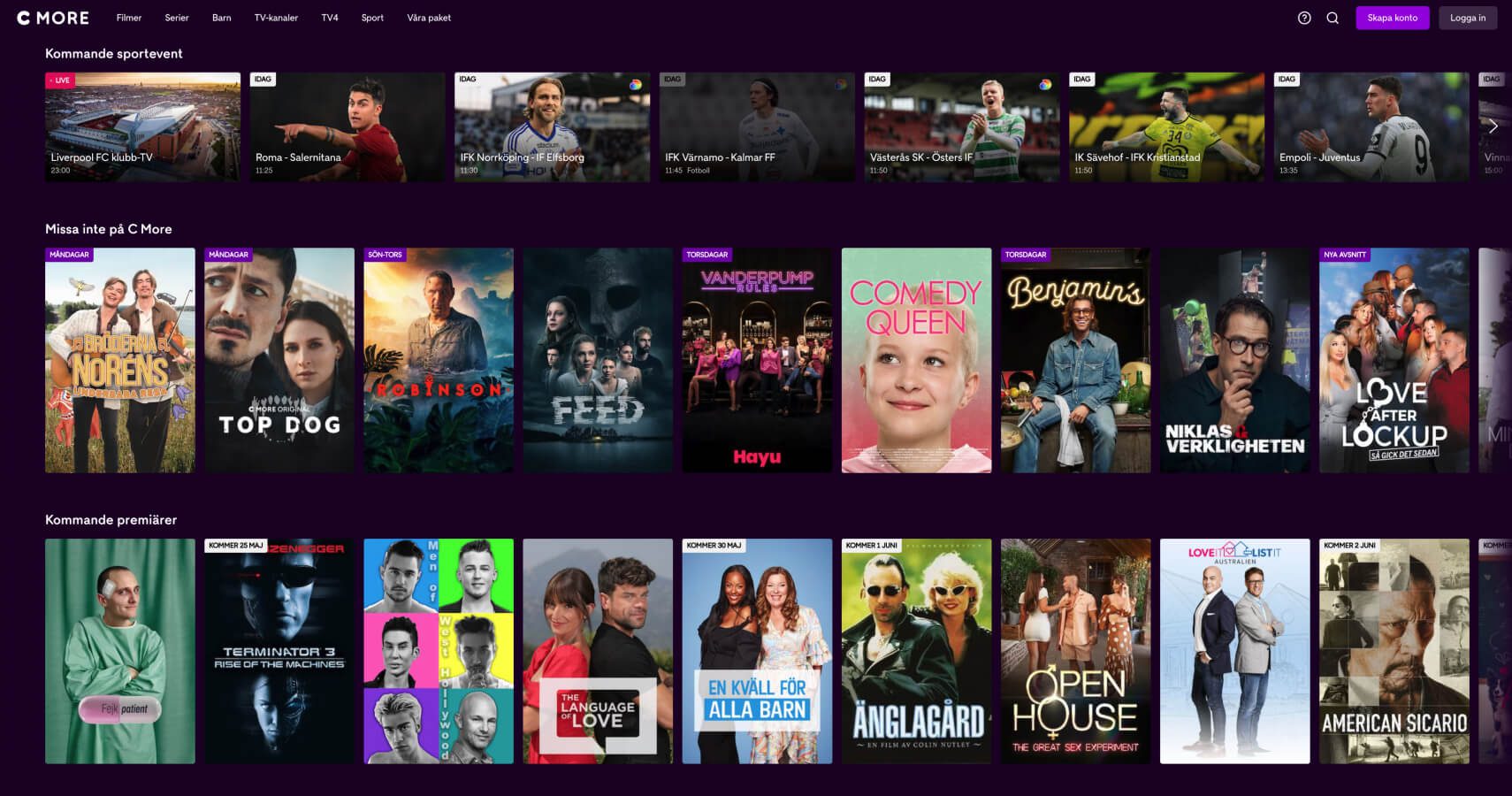 VPN을 이용한 C More 시청