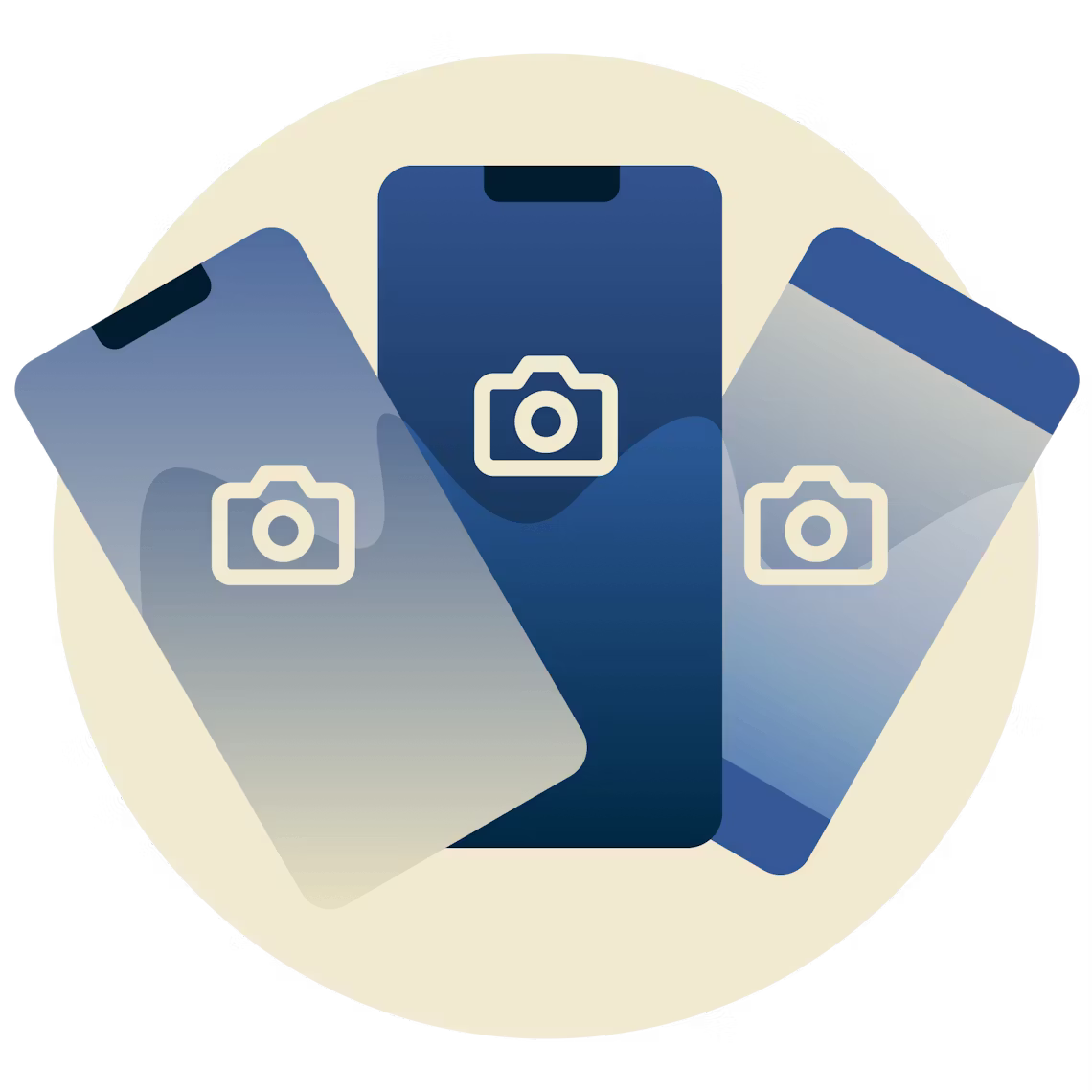 Logo Instagrama na urządzeniach mobilnych.