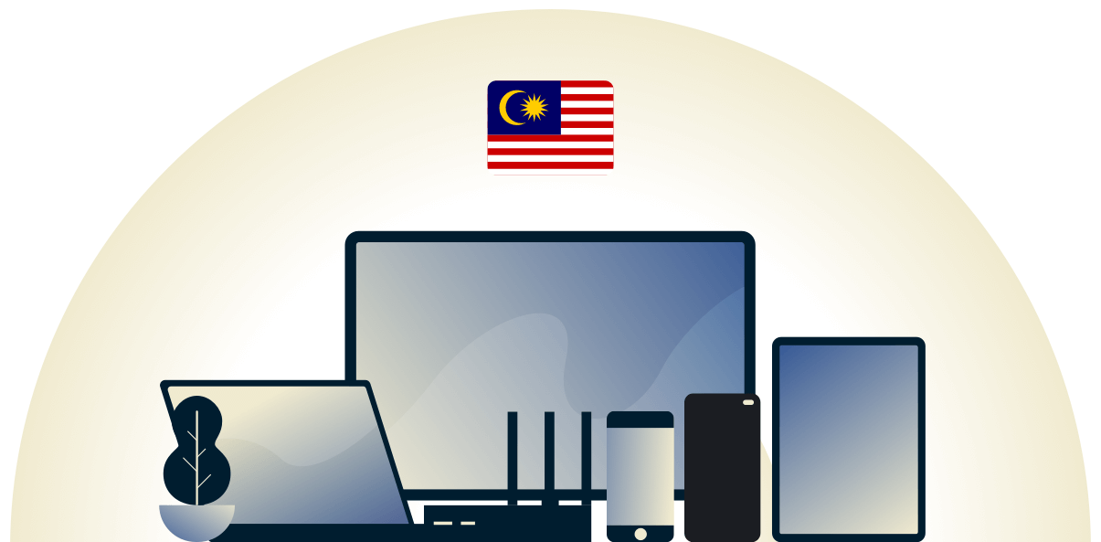 Malaysia VPN beskytter en række forskellige enheder.