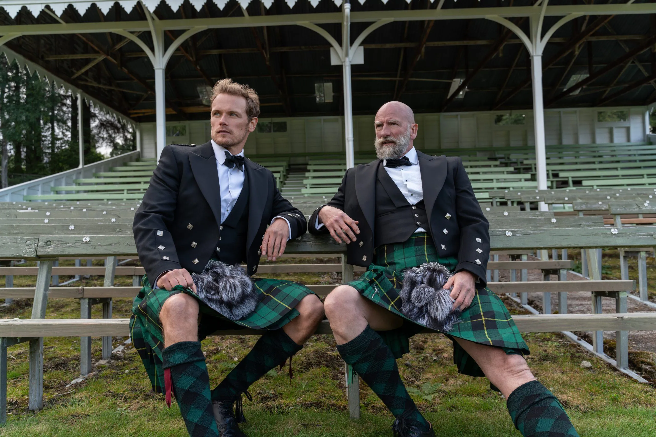 Sam and Graham in Men in Kilts