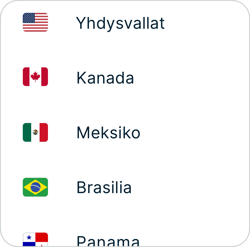 VPN:ään yhdistämisen 2. vaihe mobiililaitteella, pöytäkoneessa ja kannettavassa tietokoneessa.