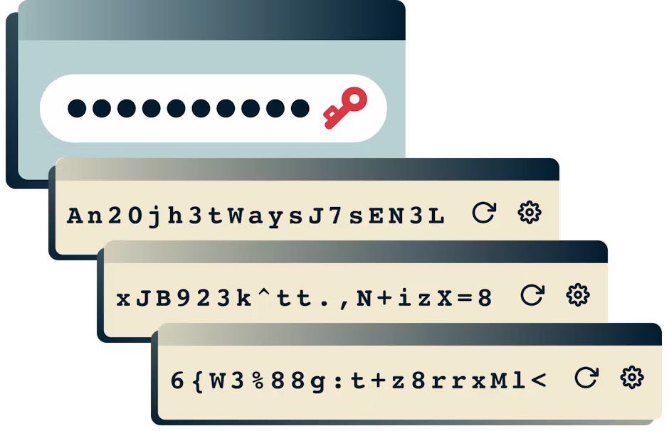 השתמשו במנהל הסיסמאות ExpressVPN Keys כדי ליצור סיסמאות חזקות.