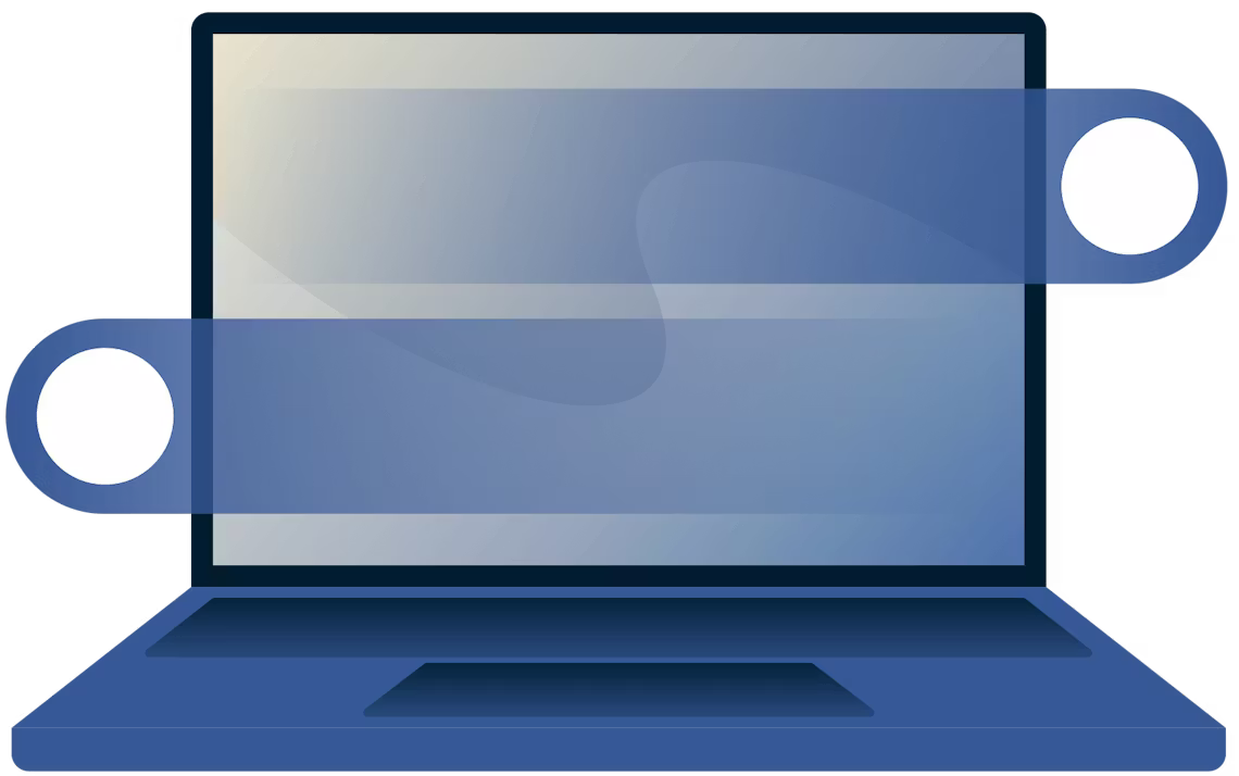 Жесты смахивания по ноутбуку